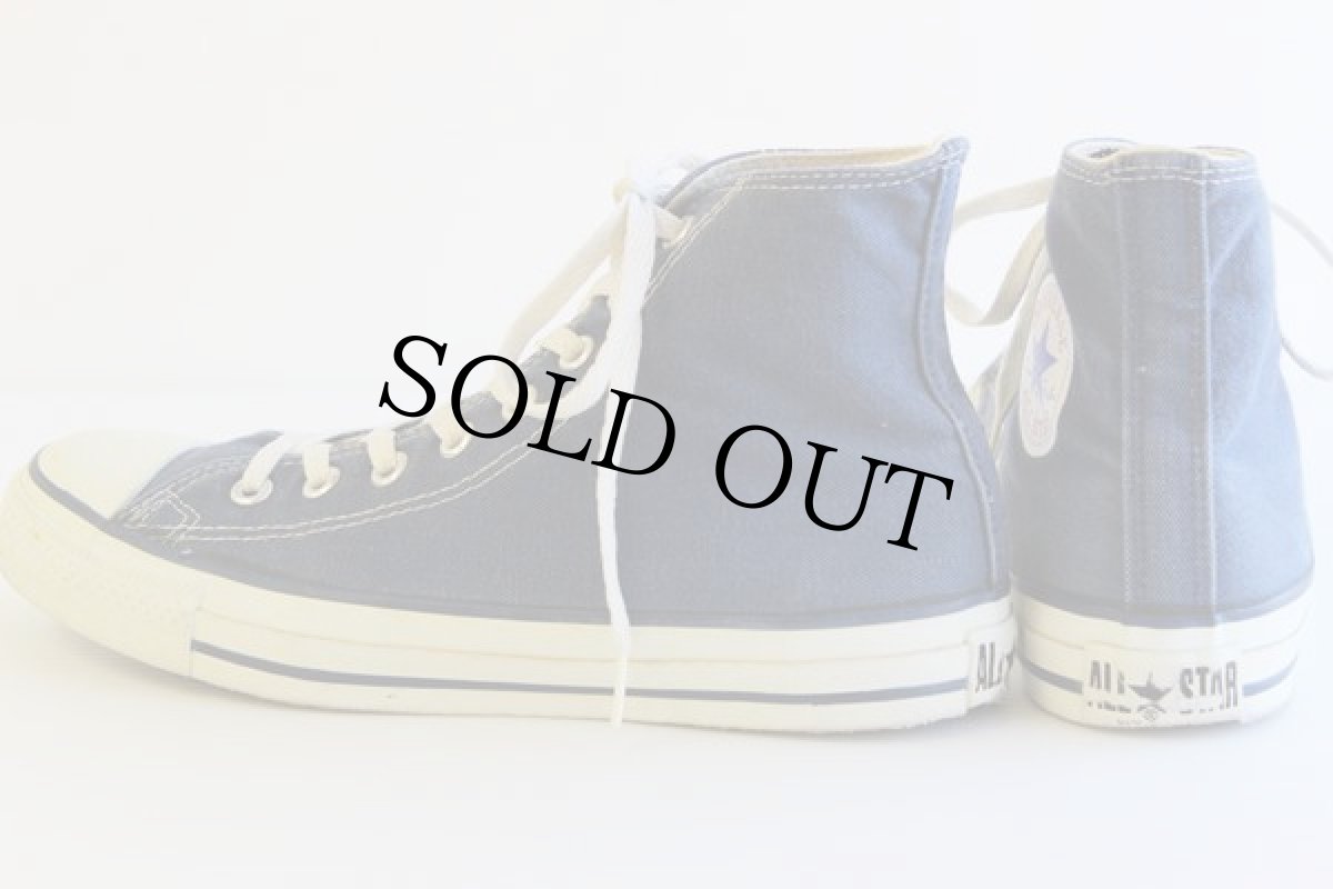 画像2: 90s USA製 CONVARSEコンバース ALLSTARオールスター HI 紺 7.5 (2)