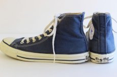 画像2: 90s USA製 CONVARSEコンバース ALLSTARオールスター HI 紺 7.5 (2)