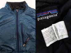 画像3: 90s USA製 patagoniaパタゴニア ナイロン パフボールベスト 紺 (3)