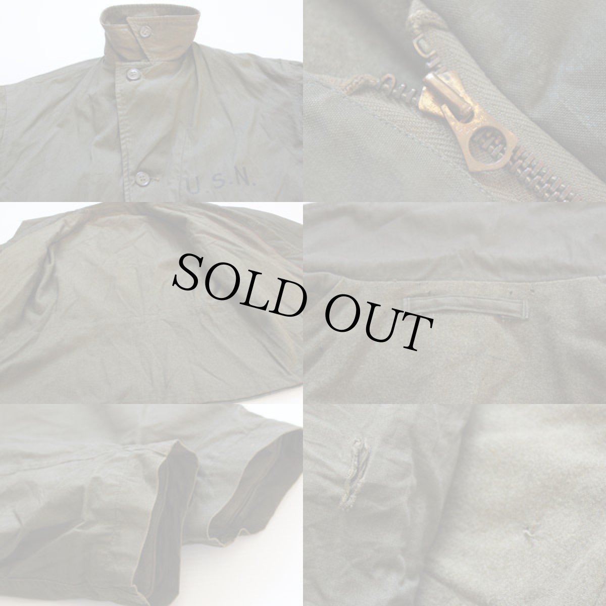 画像3: 40s 米軍 USN N-4ジャケット (3)