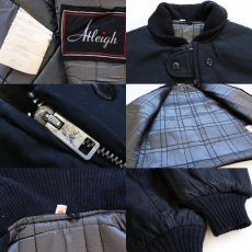 画像3: 70s Aheigh ナイロン ファラオコート 黒 M (3)