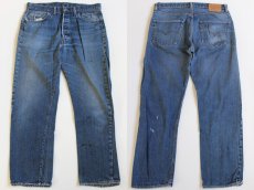 画像1: 70s  USA製 Levi'sリーバイス 501 シングル 66前期 デニムパンツ w36 (1)