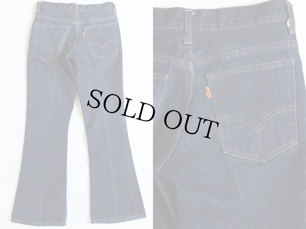 画像2: 70s USA製 Levi'sリーバイス 646 シングル 66前期 デニムパンツ★ベルボトム (2)