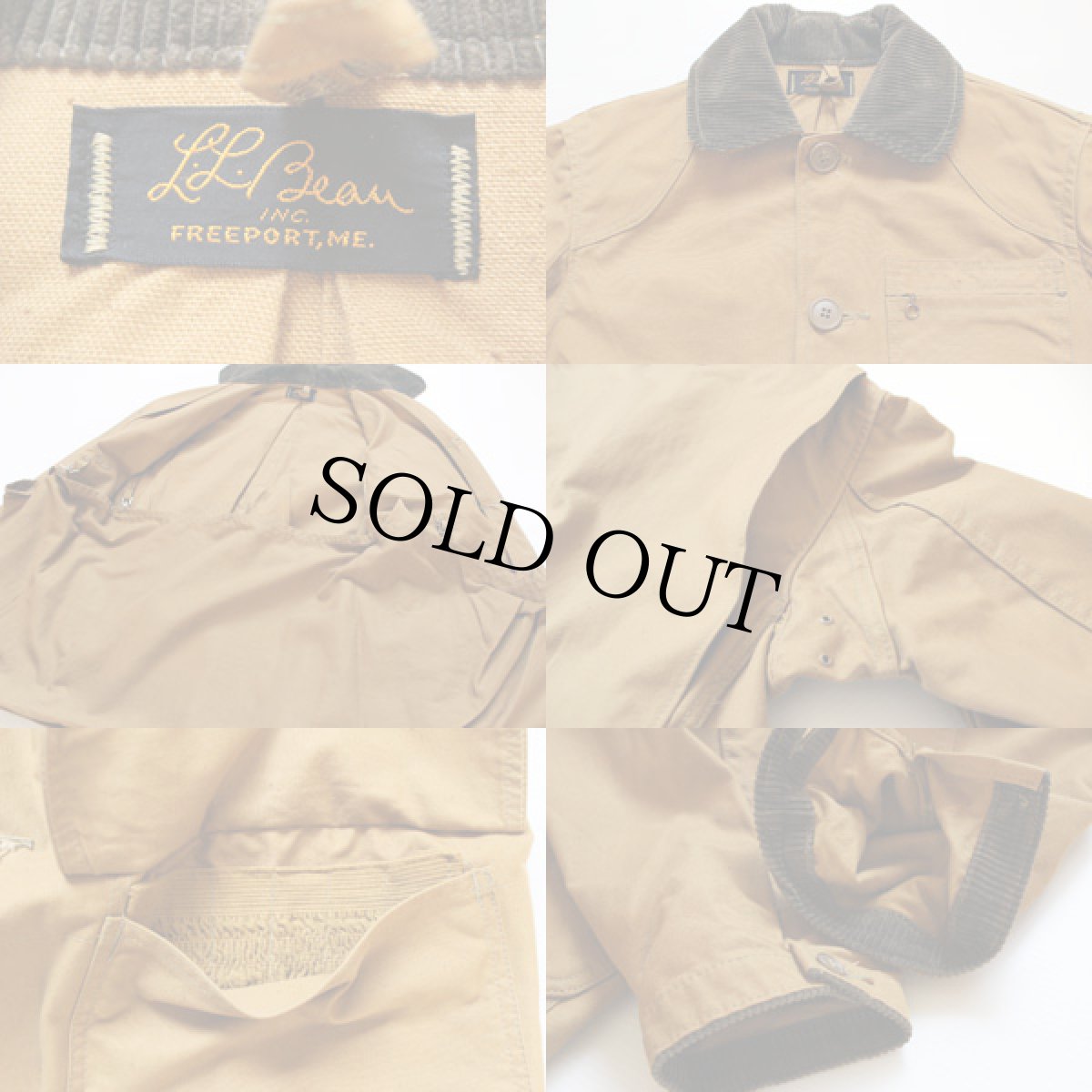 画像3: 50s L.L.Bean 筆記体タグ ダック地 ハンティングジャケット (3)