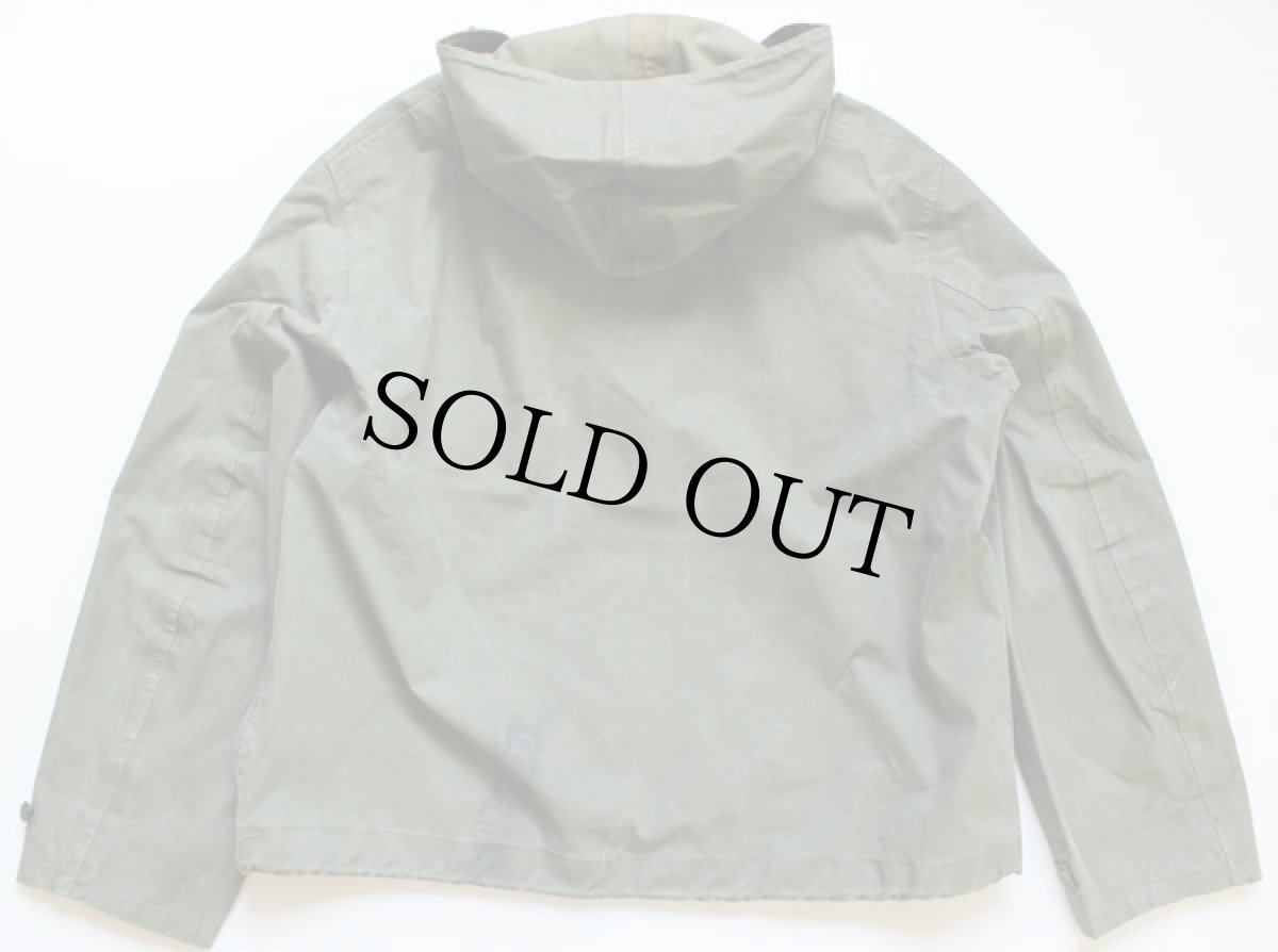 画像2: 40s 米軍 U.S.NAVY N-2 デッキ レインパーカー オリーブドラブ (2)