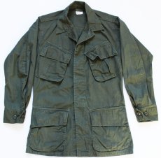 画像1: 60s 米軍 U.S.ARMY ジャングルファティーグジャケット 3rd ノンリップ XS-R (1)