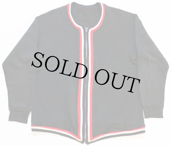 60s UNKNOWN フルジップ スウェット 黒 - Sixpacjoe Web Shop