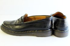 画像2: 英国製 DR.MARTENSドクターマーチン ローファー レザーシューズ 黒 UK9 (2)