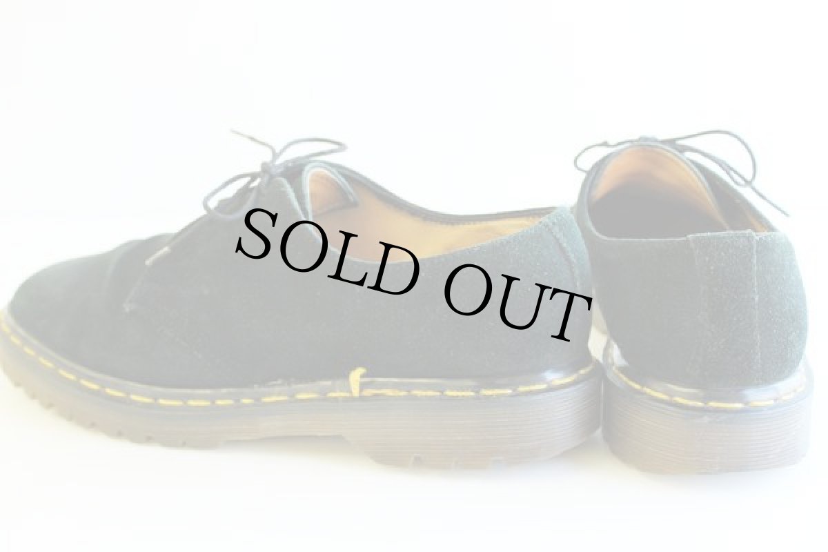 画像2: 英国製 DR.MARTENSドクターマーチン スエード レザーシューズ 黒 UK7 (2)