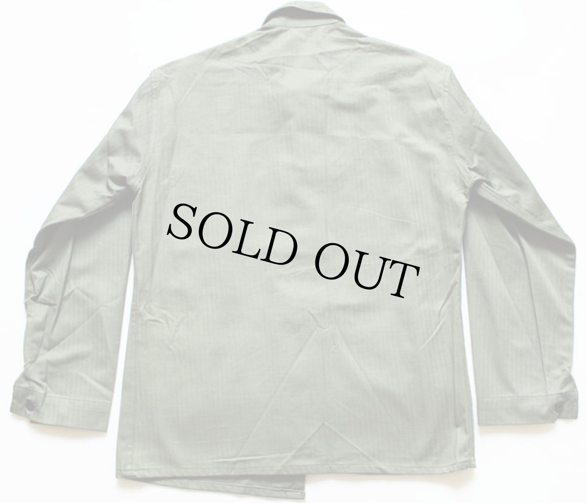 画像2: デッドストック★40s 米軍 USMC M-41 HBT ヘリンボーンツイル ジャケット 36★カバーオール (2)