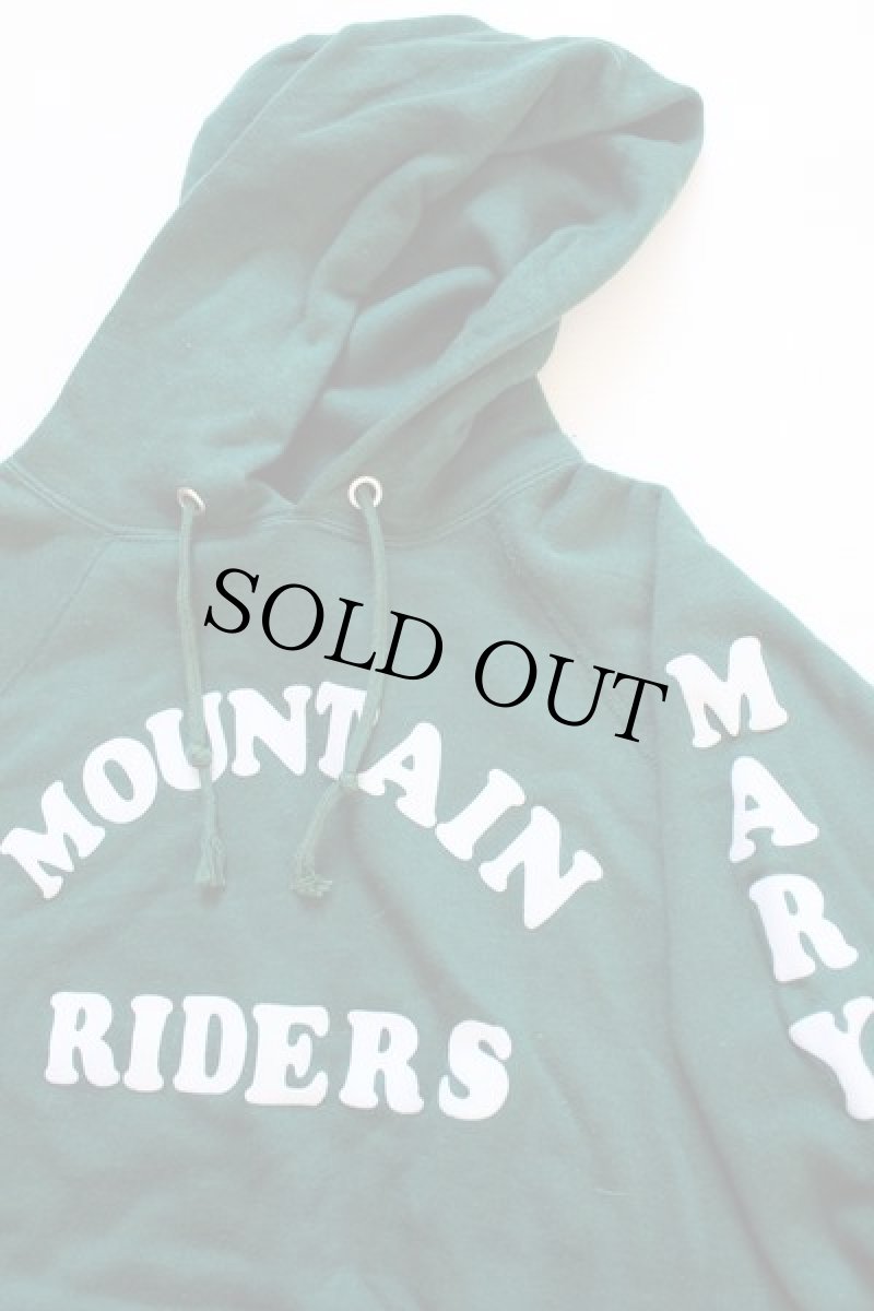 画像2: 80s USA製 Championチャンピオン MOUNTAIN RIDERS スウェットパーカー 緑 L (2)