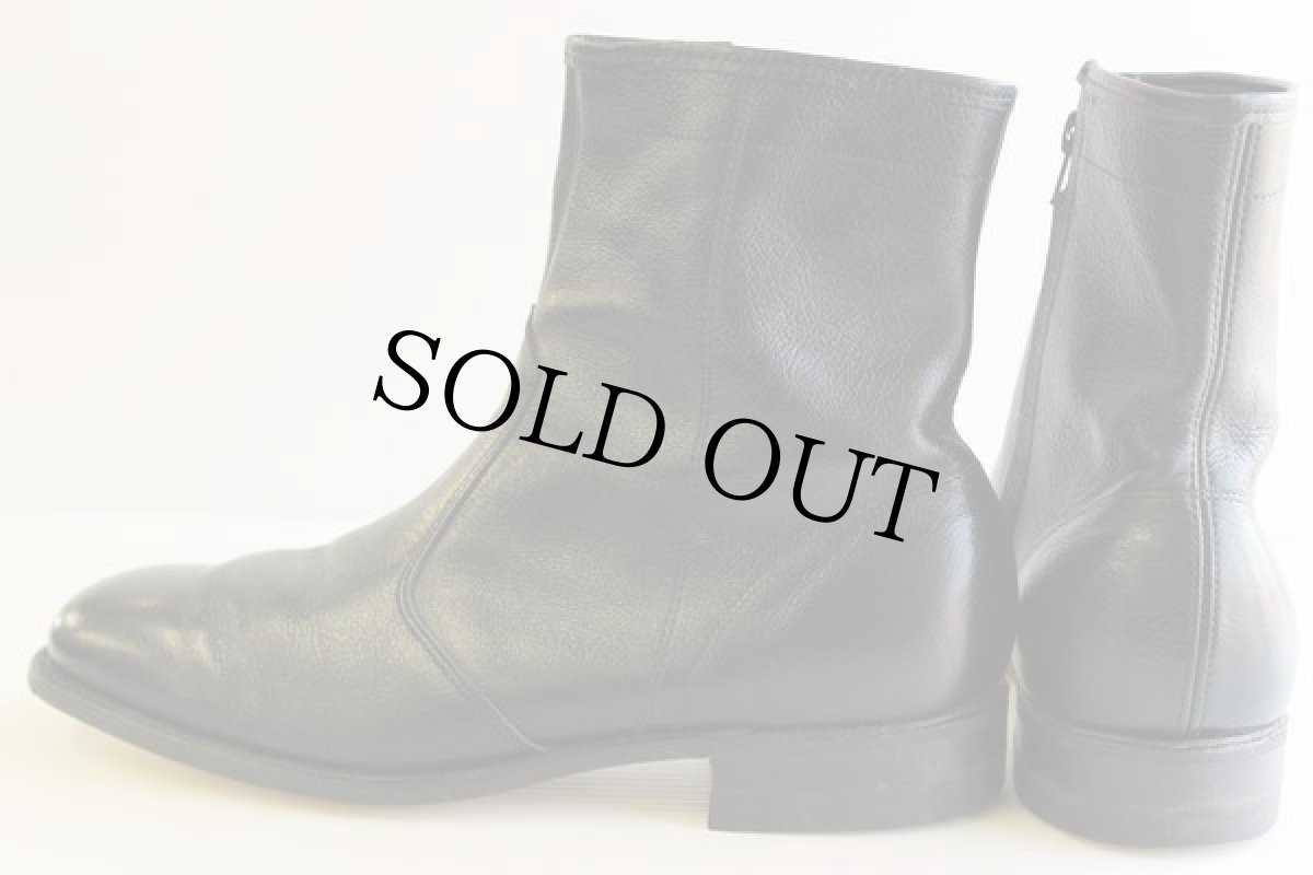 画像2: 80s USA製 Leather Classics BY MASON サイドジップブーツ 黒 9D (2)