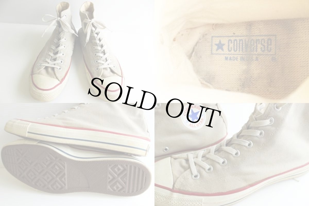 画像3: 80s USA製 CONVARSEコンバース ALL STARオールスター HI 当て布 12 (3)
