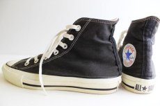 画像2: 80s USA製 CONVARSEコンバース ALLSTARオールスター HI 黒 6 (2)