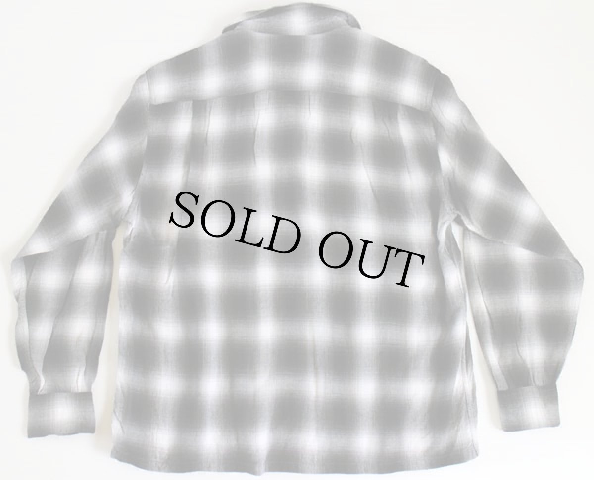 画像2: 50s PENNEY'S TOWNCRAFT オンブレチェック レーヨンシャツ L (2)