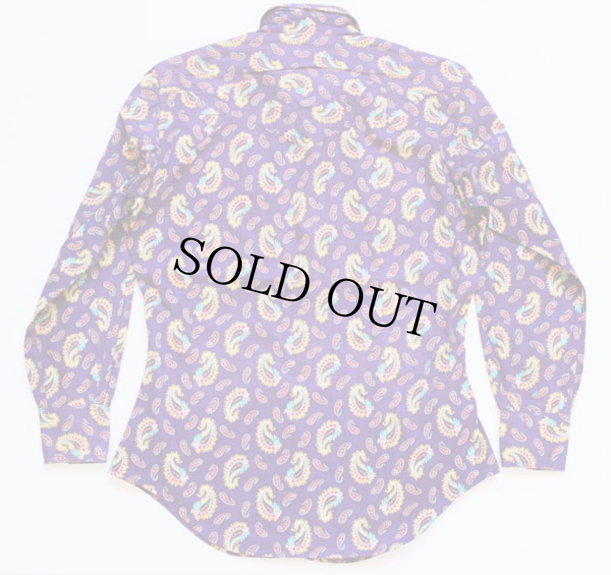 画像2: 40s Mc Clure's ペイズリー 総柄 ウエスタンシャツ (2)