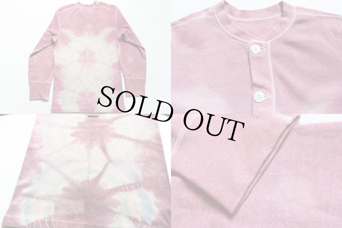 画像3: タイダイ染め ヘンリーネック アンダーシャツ (3)