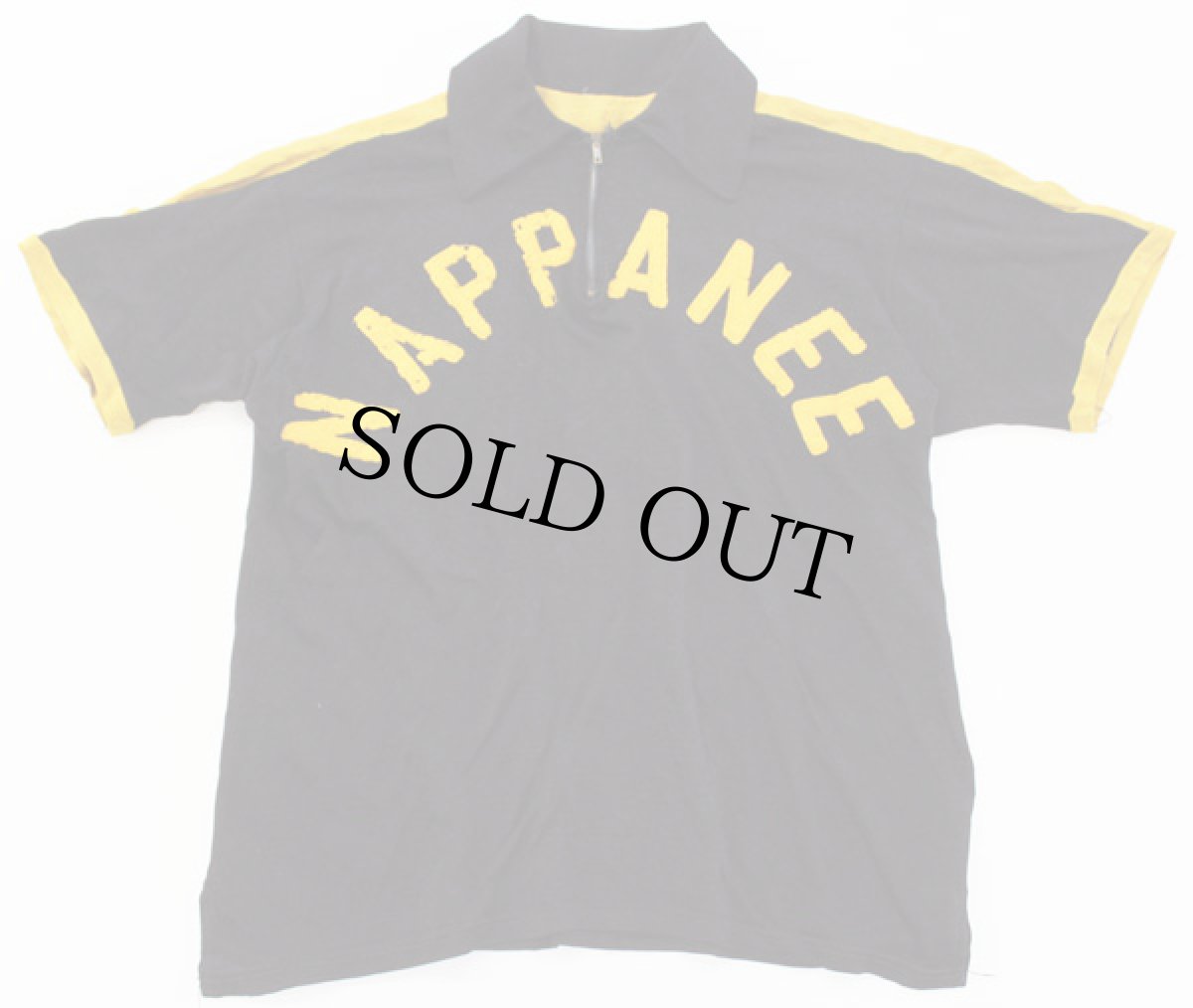 画像2: 40sフェルトプリント レーヨンTシャツ 黒 (2)