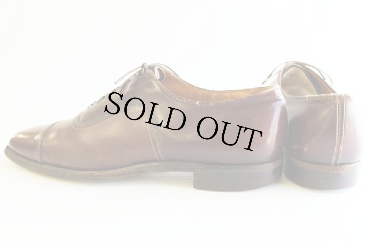 画像2: ビンテージ UNKNOWN ストレートチップ レザーシューズ★革靴 (2)