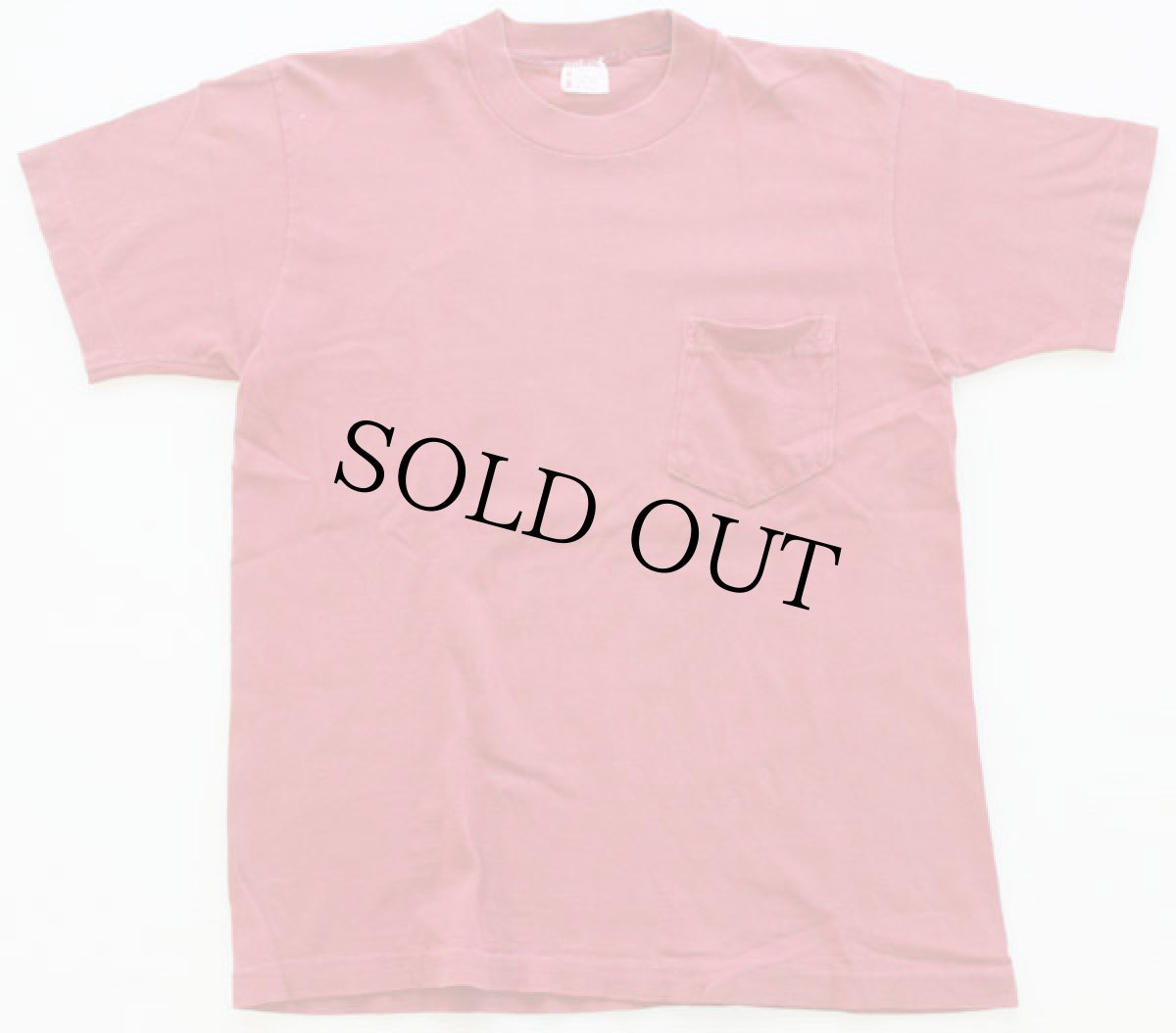 画像2: 70s Penneys TOWNCRAFT 無地 コットン ポケットTシャツ S (2)