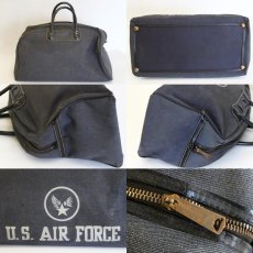 画像2: 50s 米軍 U.S.AIR FORCE ボストンバッグ (2)