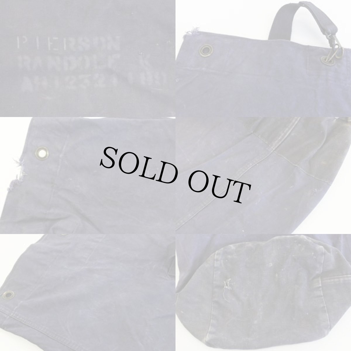 画像3: 50s 米軍 USAF ステンシル ダッフルバッグ (3)