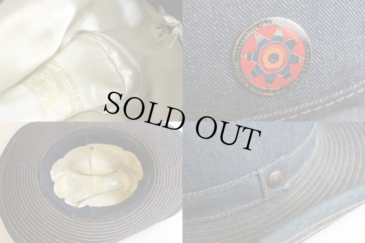 画像3: 70s USA製 Levi'sリーバイス デニム カウボーイハット★ウエスタン (3)