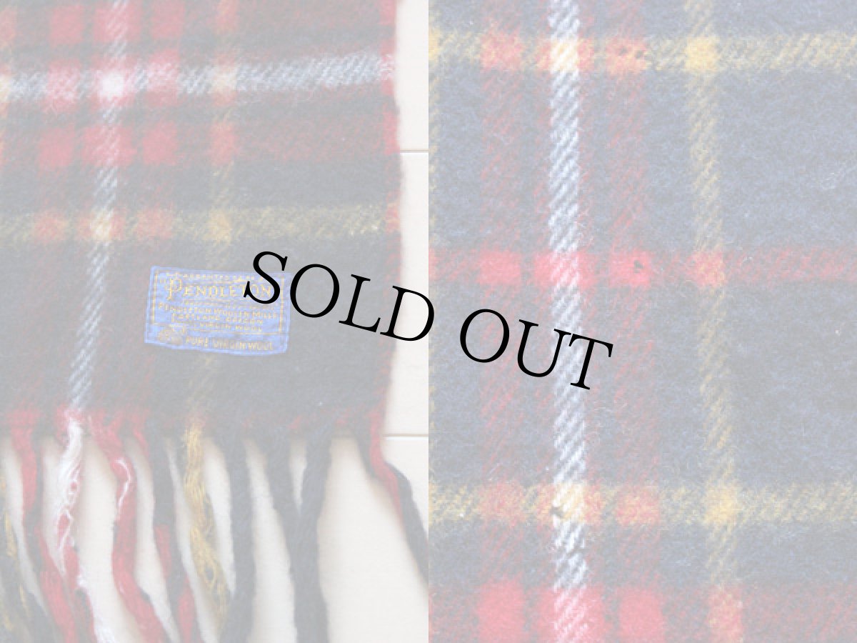 画像3: 60s PENDLETONペンドルトン チェック ウール ブランケット (3)