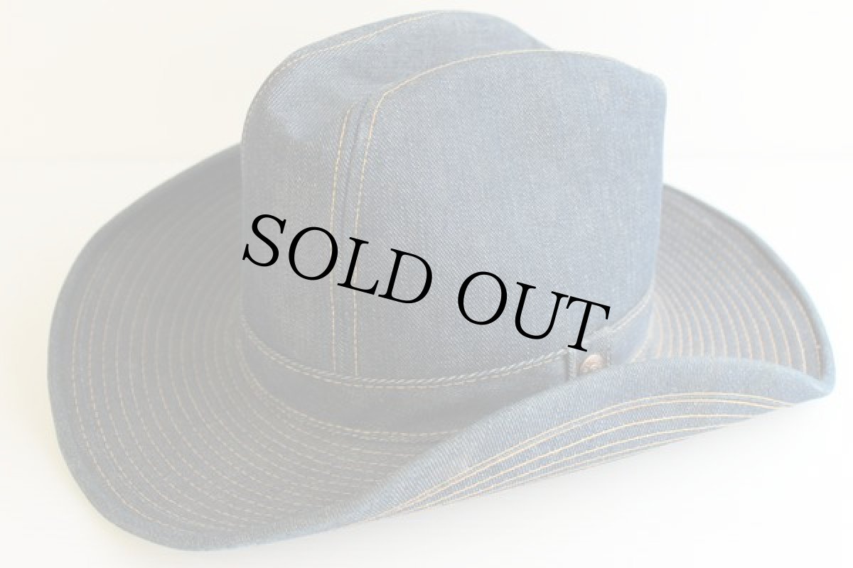 画像2: 70s USA製 Levi'sリーバイス デニム カウボーイハット★ウエスタン (2)