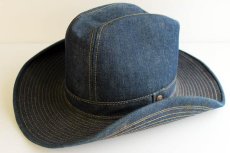 画像2: 70s USA製 Levi'sリーバイス デニム カウボーイハット★ウエスタン (2)