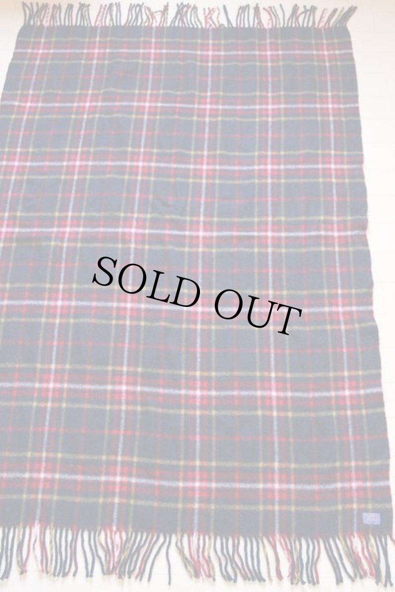 画像2: 60s PENDLETONペンドルトン チェック ウール ブランケット (2)
