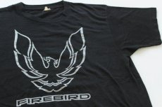 画像1: 80s USA製 FIREBIRD Tシャツ 黒 L (1)