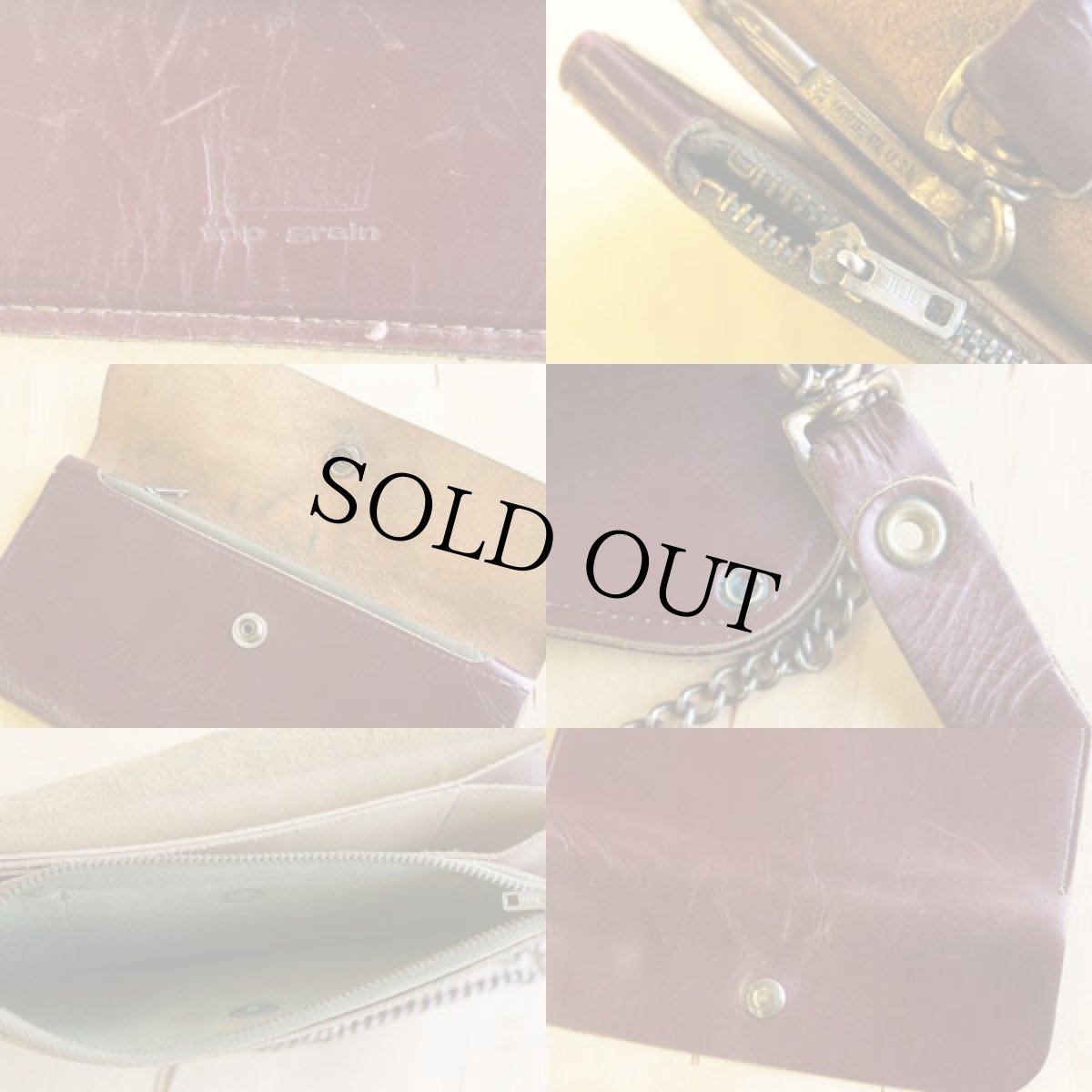 画像3: ビンテージ risto レザー ウォレット (3)