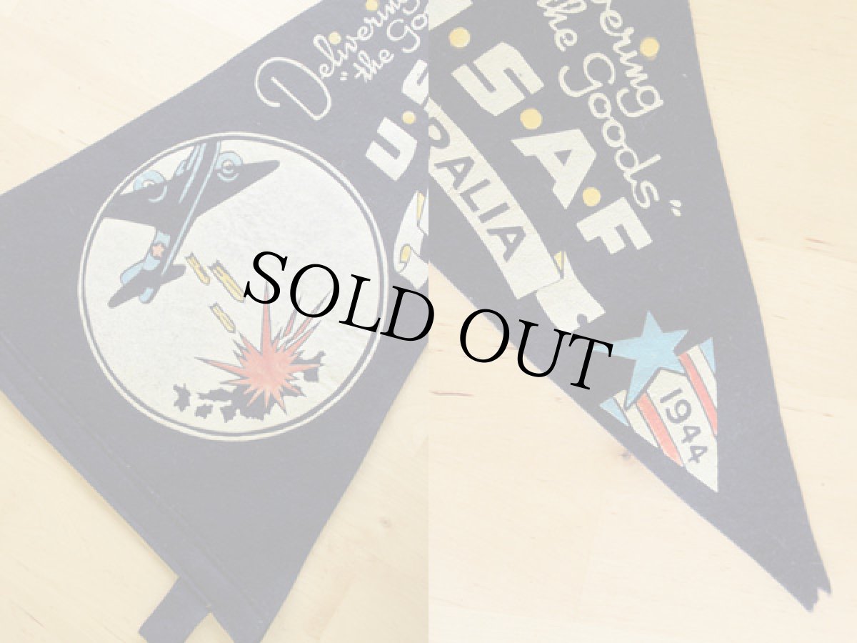 画像3: ビンテージ USAF 1944 フェルトペナント (3)