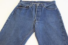 画像2: 80s USA製 Levi'sリーバイス 501 赤耳 デニムパンツ w34 L36 (2)