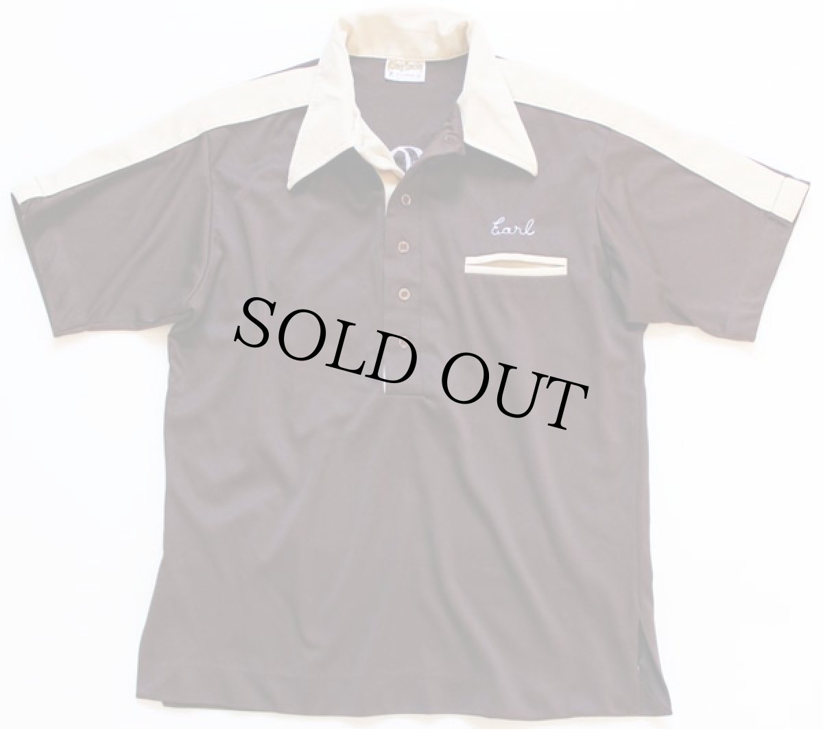 画像2: 70s USA製 King Louieキングルイ チェーン刺繍 ボウリングシャツ M (2)