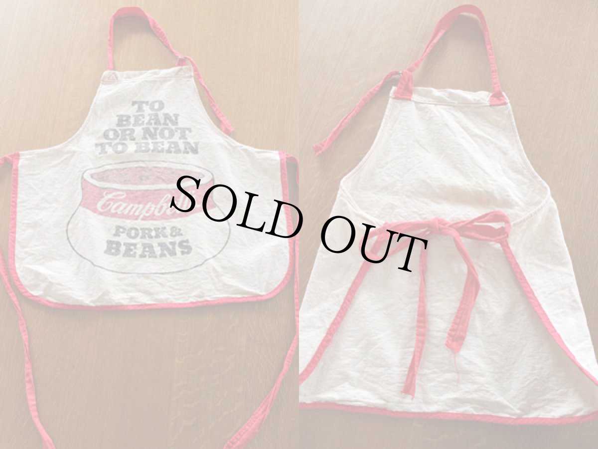 画像2: ビンテージ Campbell'sキャンベル キャンバスエプロン (2)