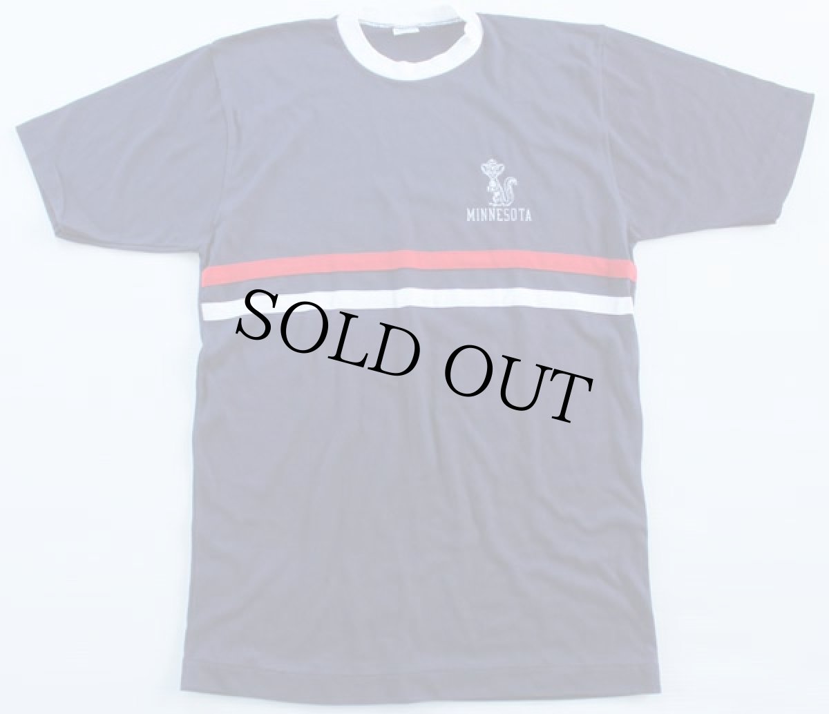 画像2: 70s USA製 Championチャンピオン MINNESOTA リンガーTシャツ 紺 L (2)