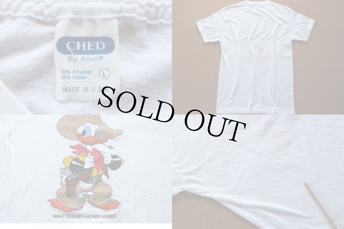 画像3: 80s USA製 ドナルドダック Tシャツ L (3)