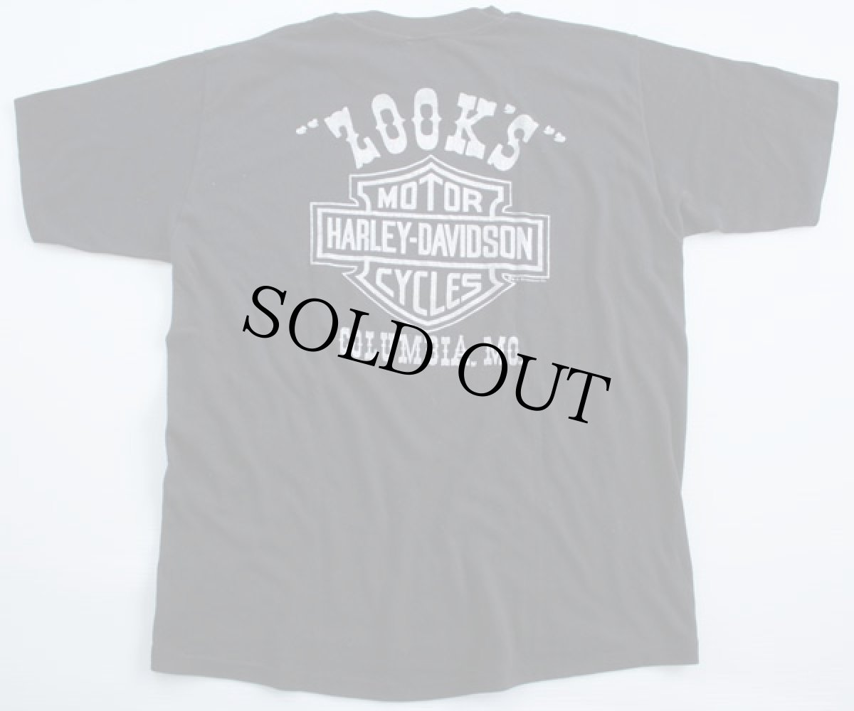 画像2: 80s USA製 HARLEY-DAVIDSON MUSTACHE ハーレー ダビッドソン Tシャツ XL (2)