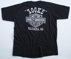 画像2: 80s USA製 HARLEY-DAVIDSON MUSTACHE ハーレー ダビッドソン Tシャツ XL (2)