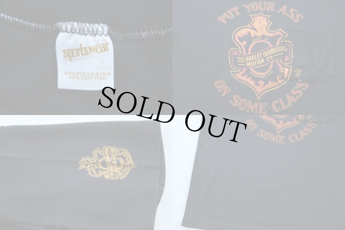 画像3: 80s USA製 HARLEY-DAVIDSONハーレー ダビッドソン ポケットTシャツ L (3)