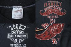 画像3: 80s USA製 HARLEY-DAVIDSON MUSTACHE ハーレー ダビッドソン Tシャツ XL (3)