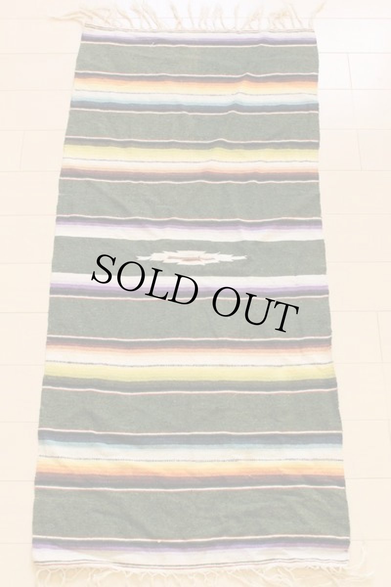 画像2: ビンテージ メキシカンラグ サラペ (2)