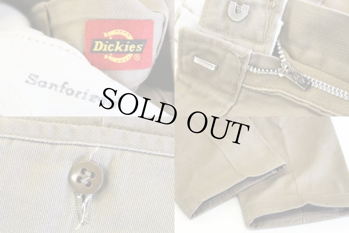 画像3: 60s Dickiesディッキーズ ワークパンツ カーキ (3)