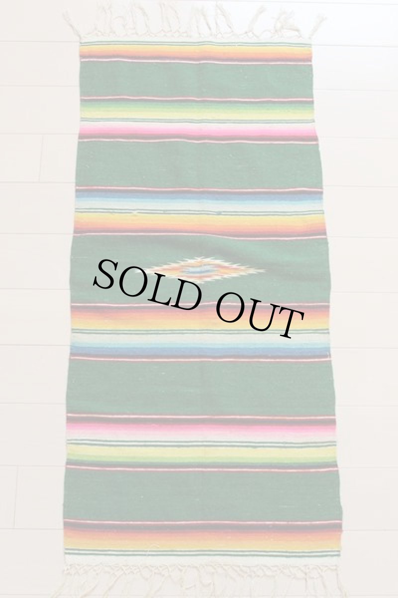 画像2: ビンテージ メキシカンラグ サラペ (2)