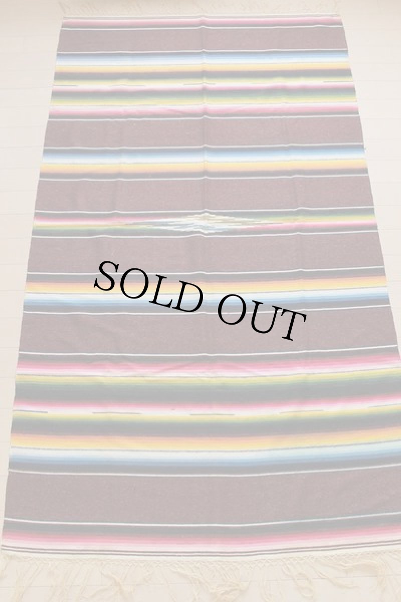 画像2: ビンテージ メキシカンラグ サラペ 大判 (2)