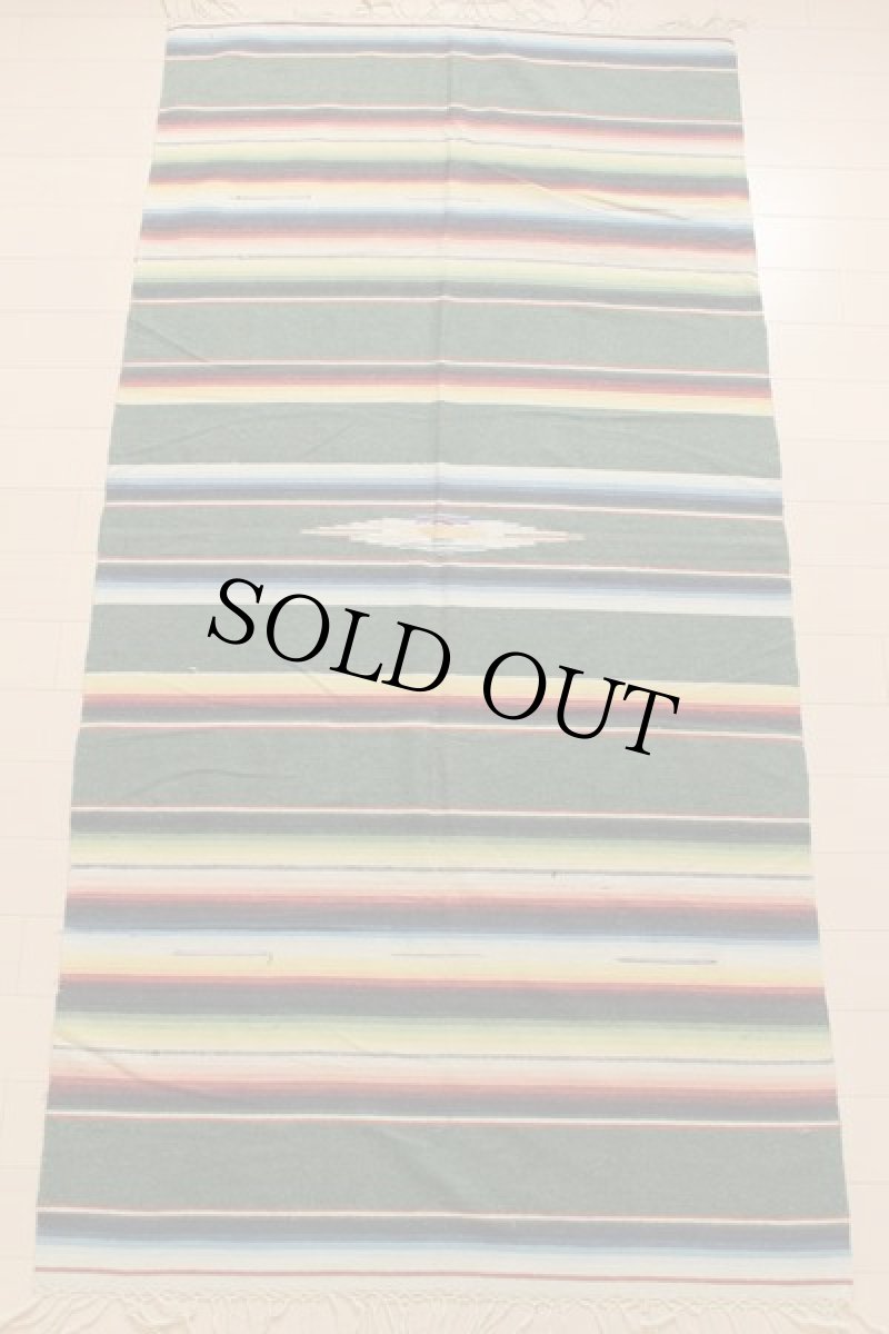 画像2: ビンテージ メキシカンラグ サラペ (2)