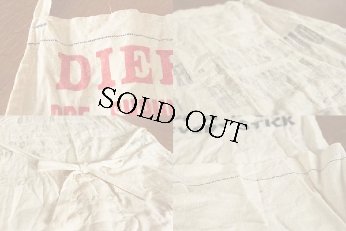 画像3: ビンテージ DIERKS LUMBER 耳付きキャンバス ワークエプロン (3)