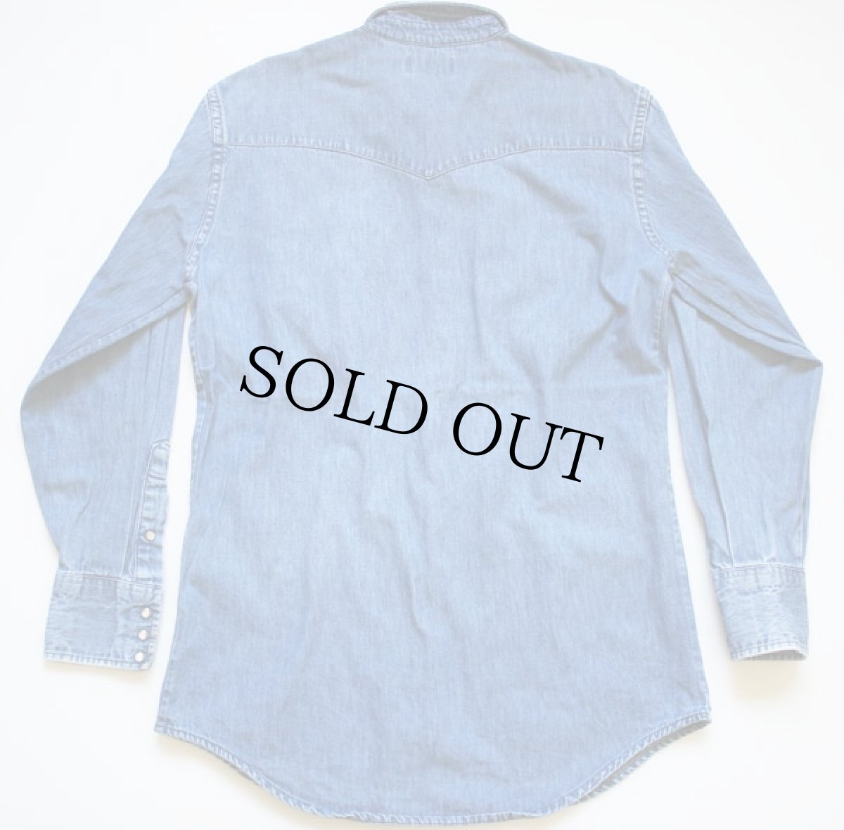 画像2: 80s USA製 BIGMACビッグマック デニム ウエスタンシャツ MT (2)